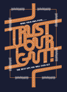 Trust Your Gut -Royal Blue