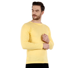 Load image into Gallery viewer, Solid Yellow Full sleeves T-shirt