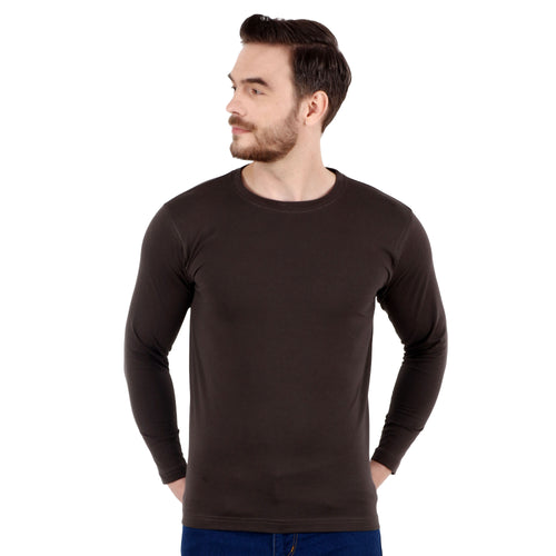 Solid Charcoal Full sleeves T-shirt