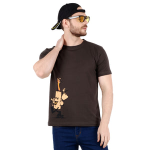 Smoking beer Charcoal T-shirt